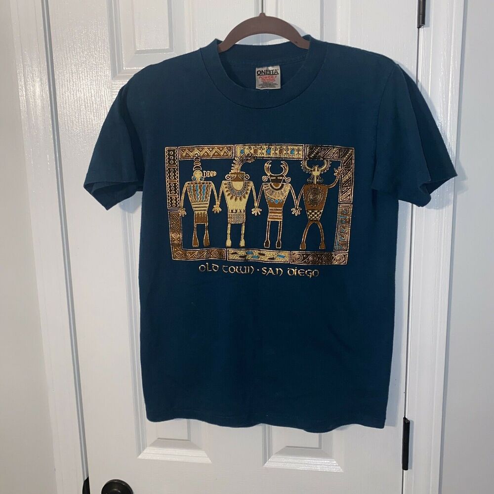 Vtg San Diego Old Town City Tourist Sz Small Tee Destination Rare Oneita